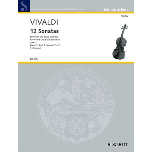 Vivaldi: Twelve Sonatas Op.2 - Volume 2, fiðla og píanó