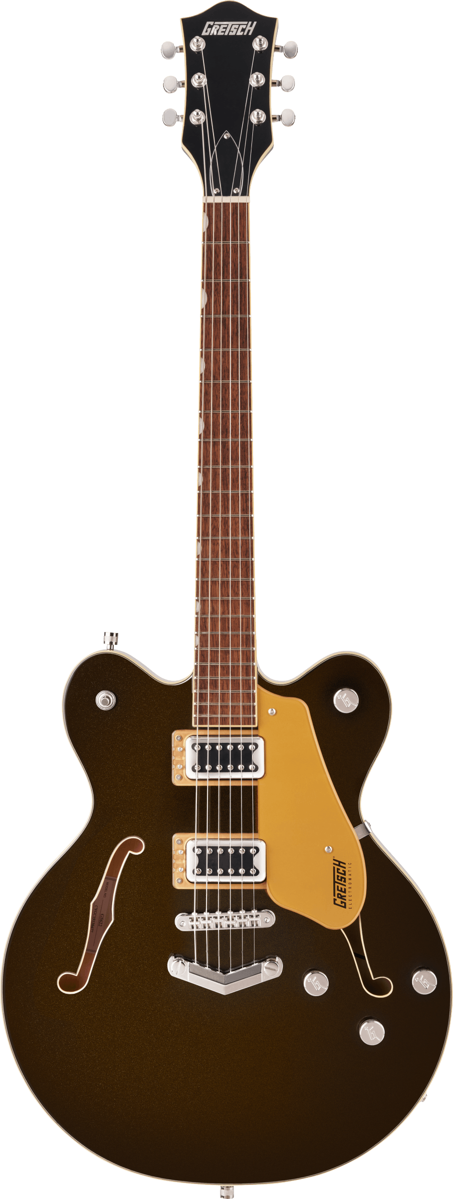 Gretsch G5622 Electromatic Center Block Double-Cut With V-Stoptail rafmagnsgítar, Black gold