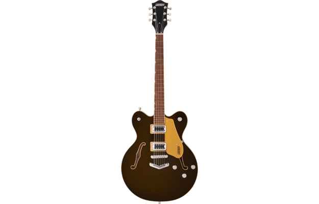 Gretsch G5622 Electromatic Center Block Double-Cut With V-Stoptail rafmagnsgítar, Black gold
