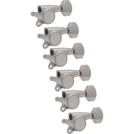 GOTOH Tuners, Schaller Style Knob, 6-in-a-line, chrome
