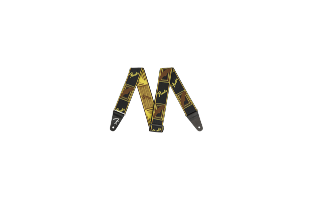 Fender gítaról, Weighless Monogram, black/yellow/brown