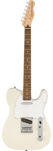 Squier Affinity Series Telecaster, LRL, WPG, Olympic White