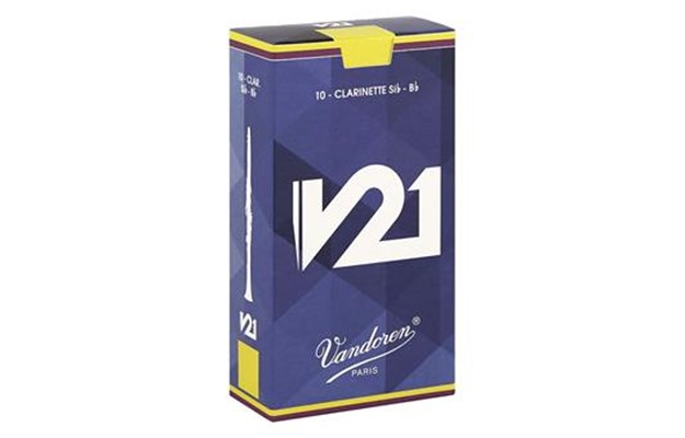 Vandoren klarinettblöð V21 no. 2½ - pakki með 10 stk