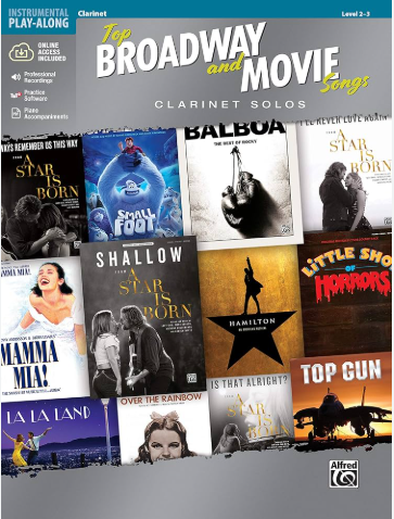 Top Broadway and Movie Songs - klarinett með niðurhal