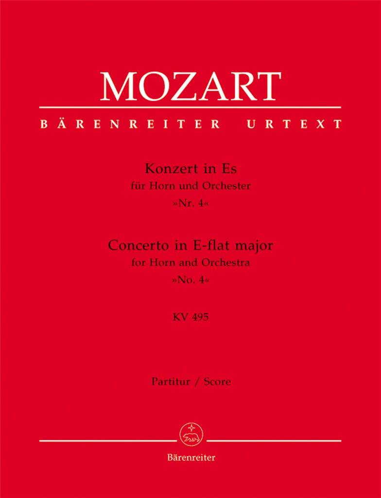 Mozart: Horn Concerto in E-flat major No. 4- Score