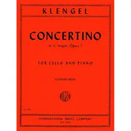 Klengel: Concertino C major Op. 7, selló og píanó