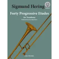 Hering: 40 Progressive Etudes, básúna, með niðurhali