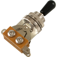 Switch - Les Paul 3 Position, US Retro-Fit, silver base, Black