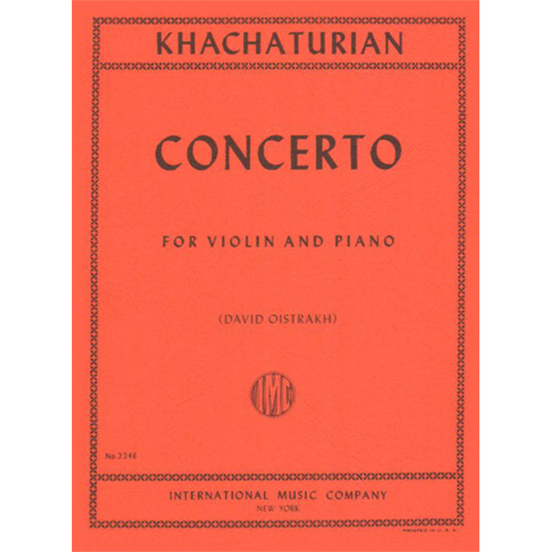 Khachaturian: Concerto for violin and Piano