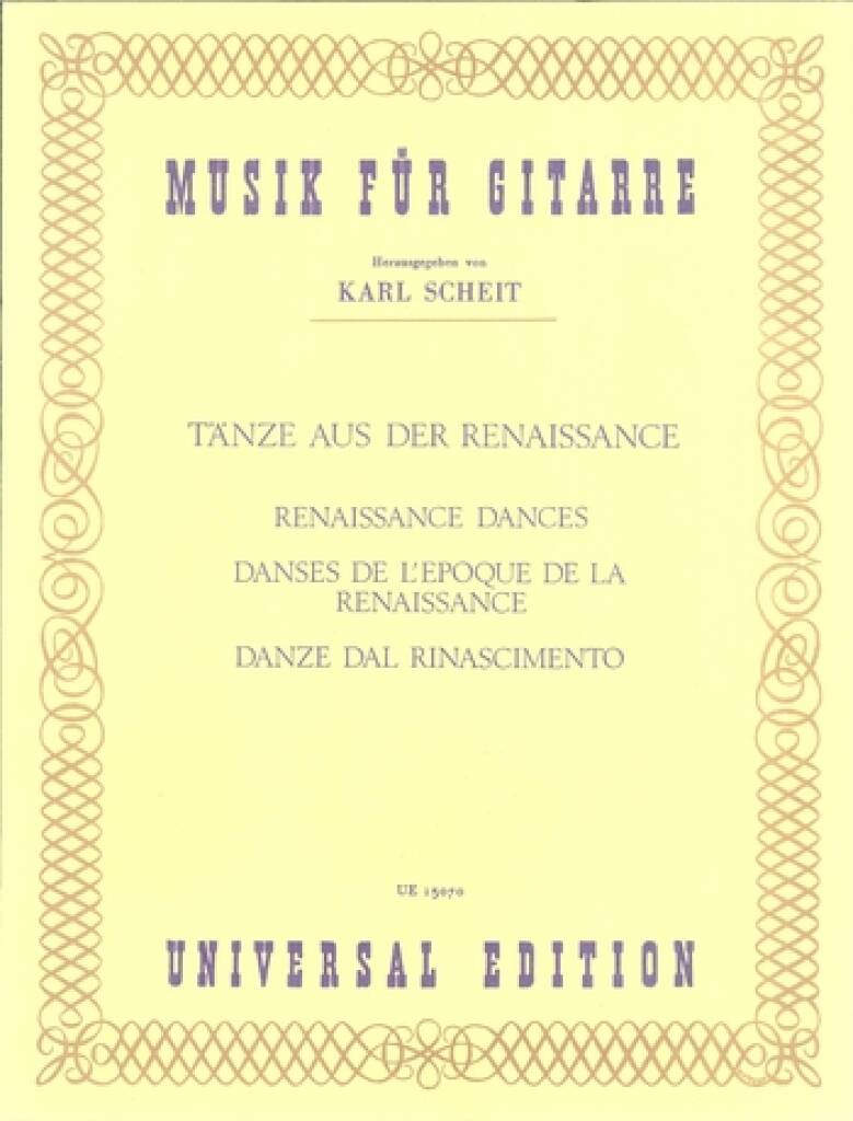 Tänze aus der Renaissance, gítar