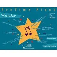 Piano Adventures PreTime Piano Popular - Primer Level