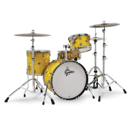 Gretsch Catalina Club 4 pc shell pack með 20" bassatrommu, yellow satin flame