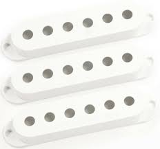 Seymour Duncan Strat Replacement Pickup Cover, White, No Logo
