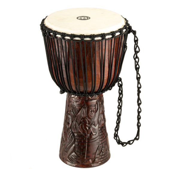 MEINL Pro African Djembe 10" , Village carving