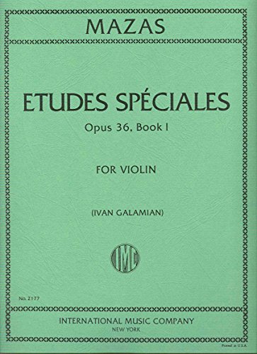 Mazas: Études Spéciales, Opus 36, Book 1, fiðla