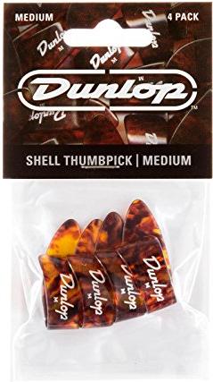 Dunlop Shell Medium þumalnögl, 4 stk