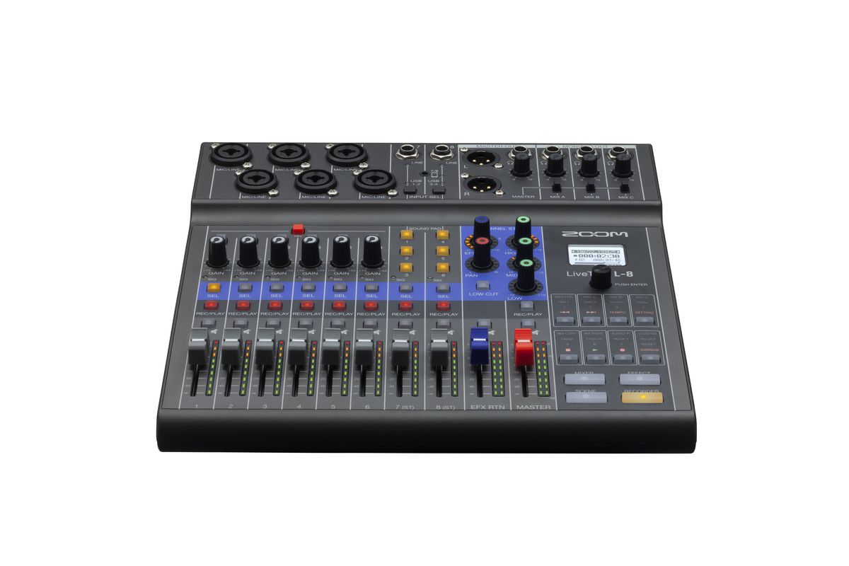 Zoom LiveTrak L-8 mixer