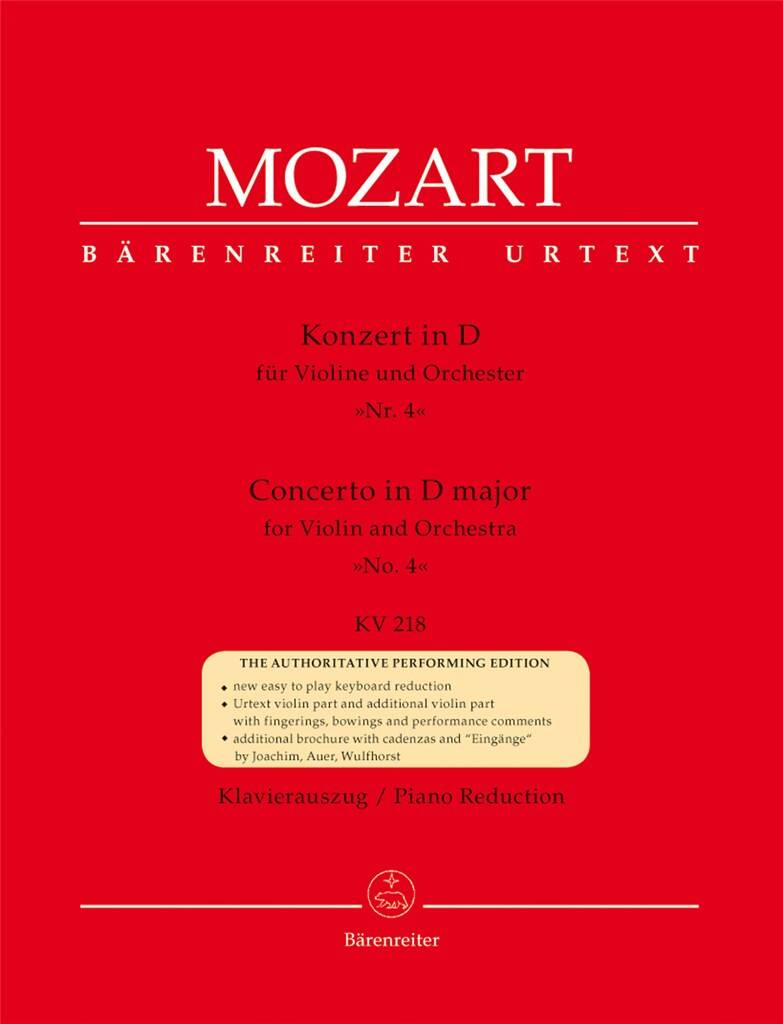 Mozart: Violin Concerto No.4 in D major K.218