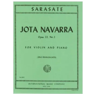 Sarasate: Jota Navarra Op. 22 N. 2, fiðla og píanó