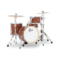 Gretsch Catalina Club , 4PC Shell Pack w/ 18" Bass Drum, Satin Walnur Glaze