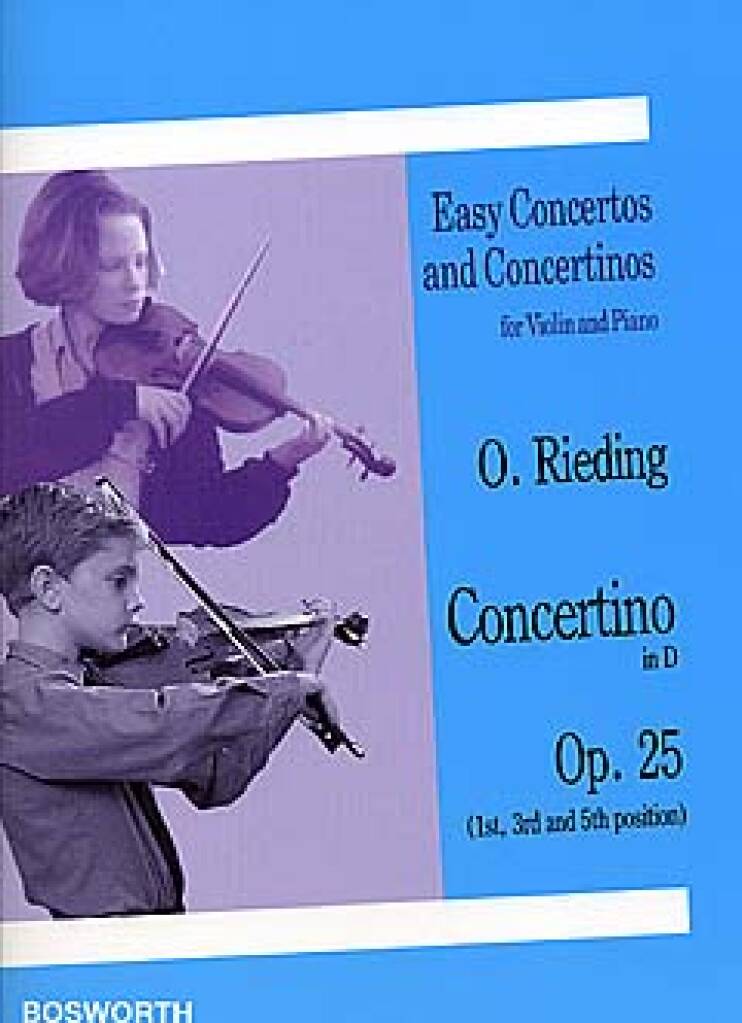Rieding:Concertino in D Op. 25, fiðla og píanó