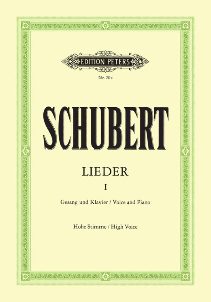 Schubert: Lieder 1 - High  Voice