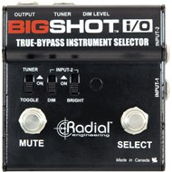 Radial Big Shot i/O true bypass instrument selector