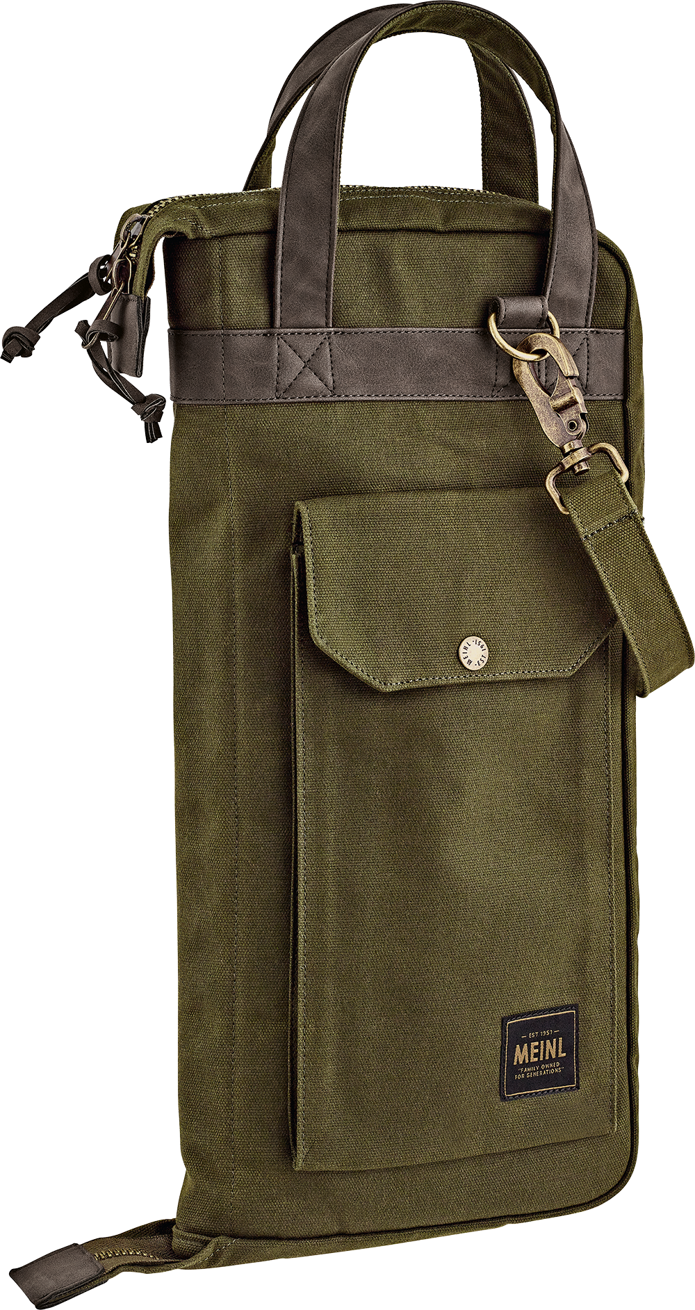 MEINL Stick Bag, Forest Green, Waxed Canvas