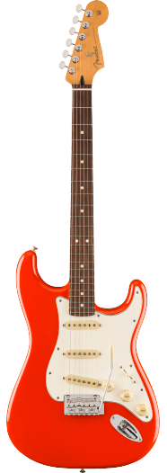 Fender Player II, Stratocaster, RW, Coral Red