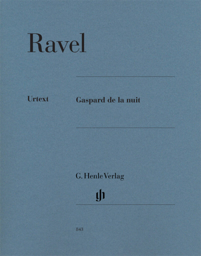 Ravel: Gaspard De La Nuit - Henle Urtext, píanó