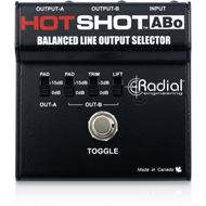 Radial HotShot ABo Footswitch Selector for Balanced Outputs