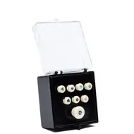 Martin Martin Pearl Inlaid Bridge & Endpins , White