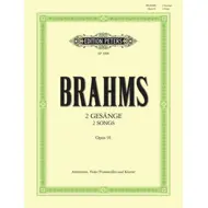 Brahms: 2 Songs Op.91 For Alto Voice, Viola & Piano