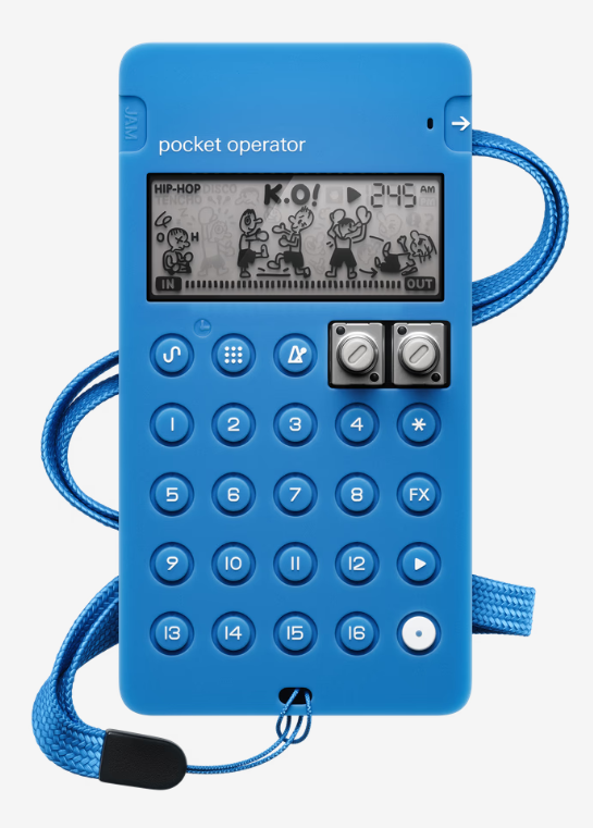 Teenage Engineering CA-X blue, silikonhlíf