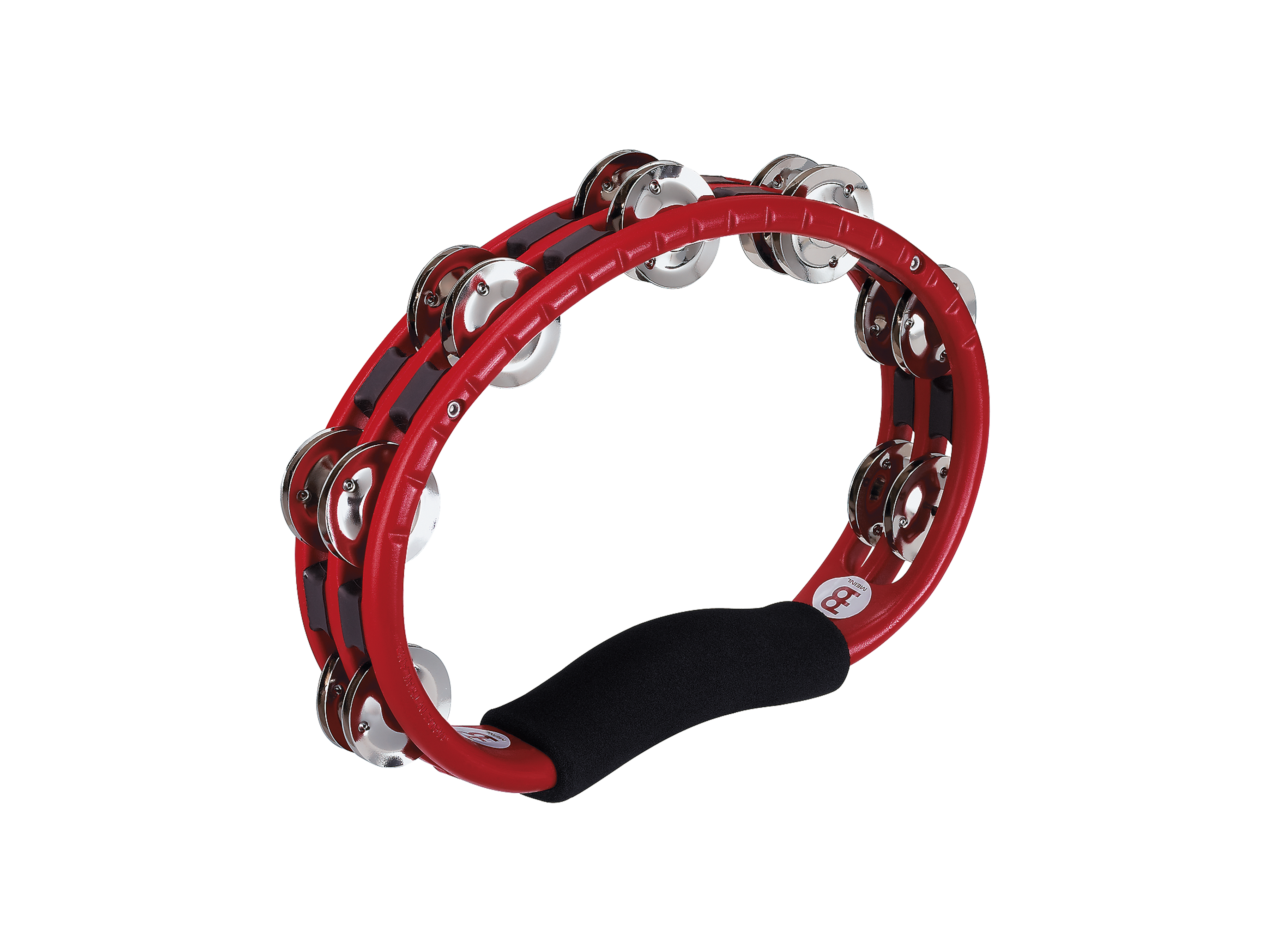 MEINL Hand Tambourine, steel jingles, red