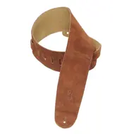 Levy's 3 1/2'' breið bassaól úr rúskinni, ryðbrún