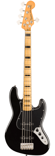 Squier Classic Vibe 70´s Jazz Bass, Mpl , Black