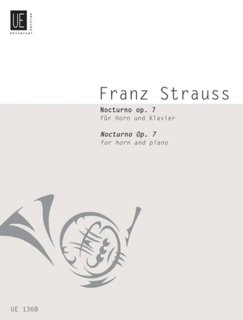 Strauss: Nocturno Opus 7 ( Franz ), horn og píanó