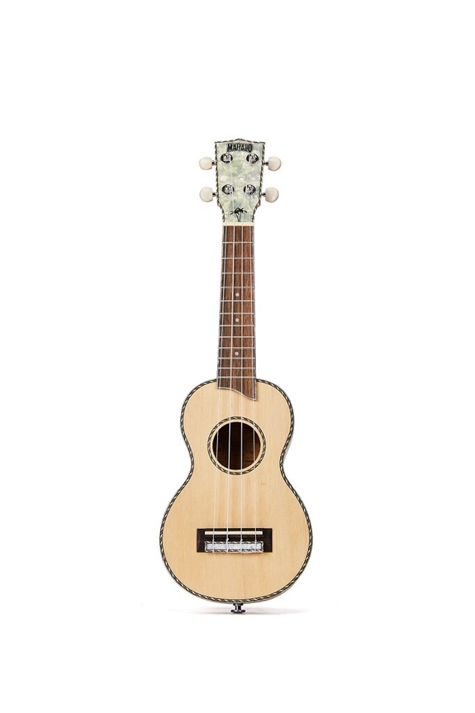 Ukulele, Soprano , Pearl Series, með þykkum poka