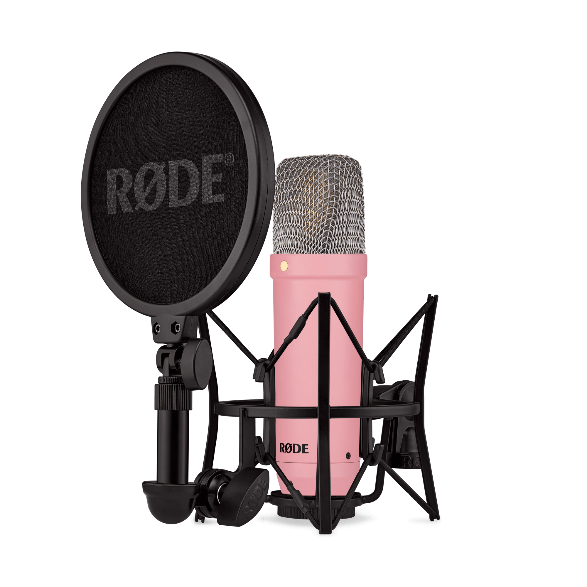 RØDE NT1 Signature míkrófónn, vagga og popfilter, bleikur