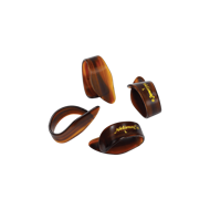 National þumalneglur, 4 stk, large. Shell celluloid