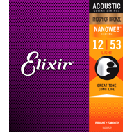 Elixir Nanoweb PB Light strengjasett 12-53