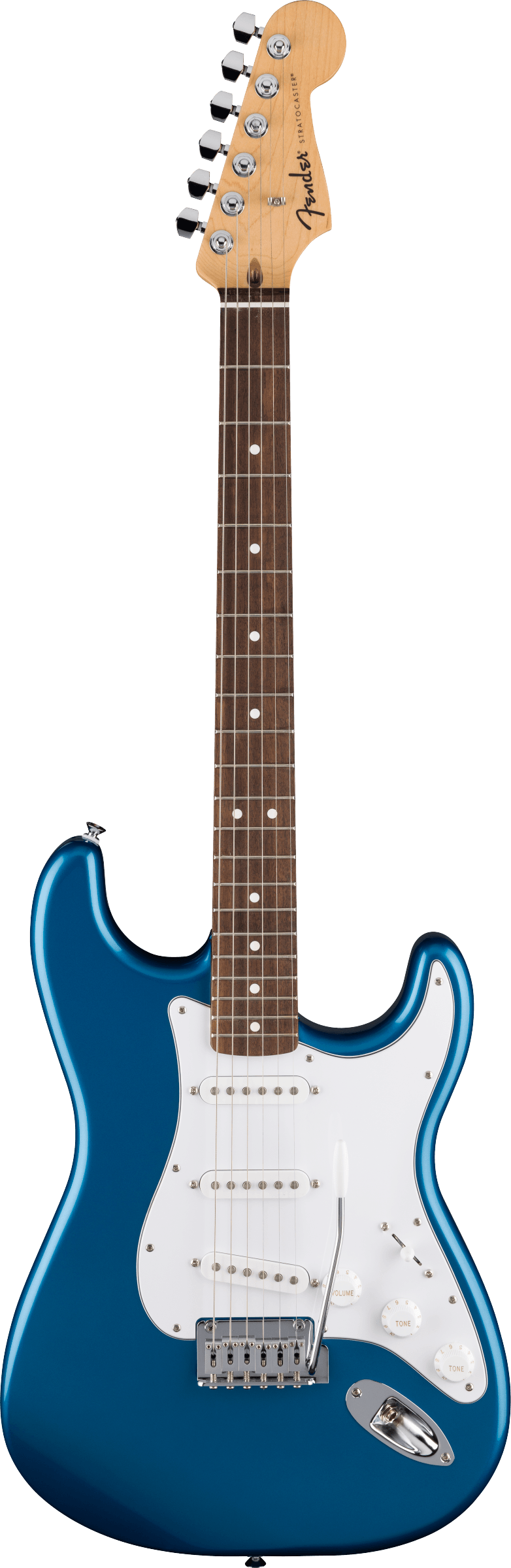 Fender Standard Stratocaster, LRL, White Pickguard, Aqua Marine Metallic