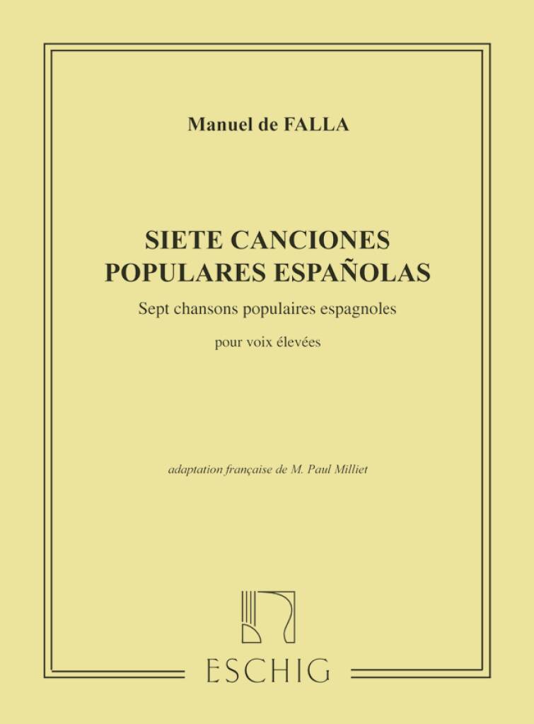 de Falla: Siete Canciones Populares Espanolas