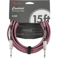 Fender Contour jack snúra, 15 fet, bleik