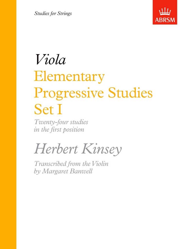 Elementary Progressive Studies, Set I , víóla