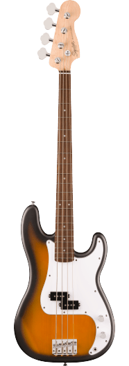 Squier Debut Collection Precision Bass,LRL, WPG, 2-Color Sunburst