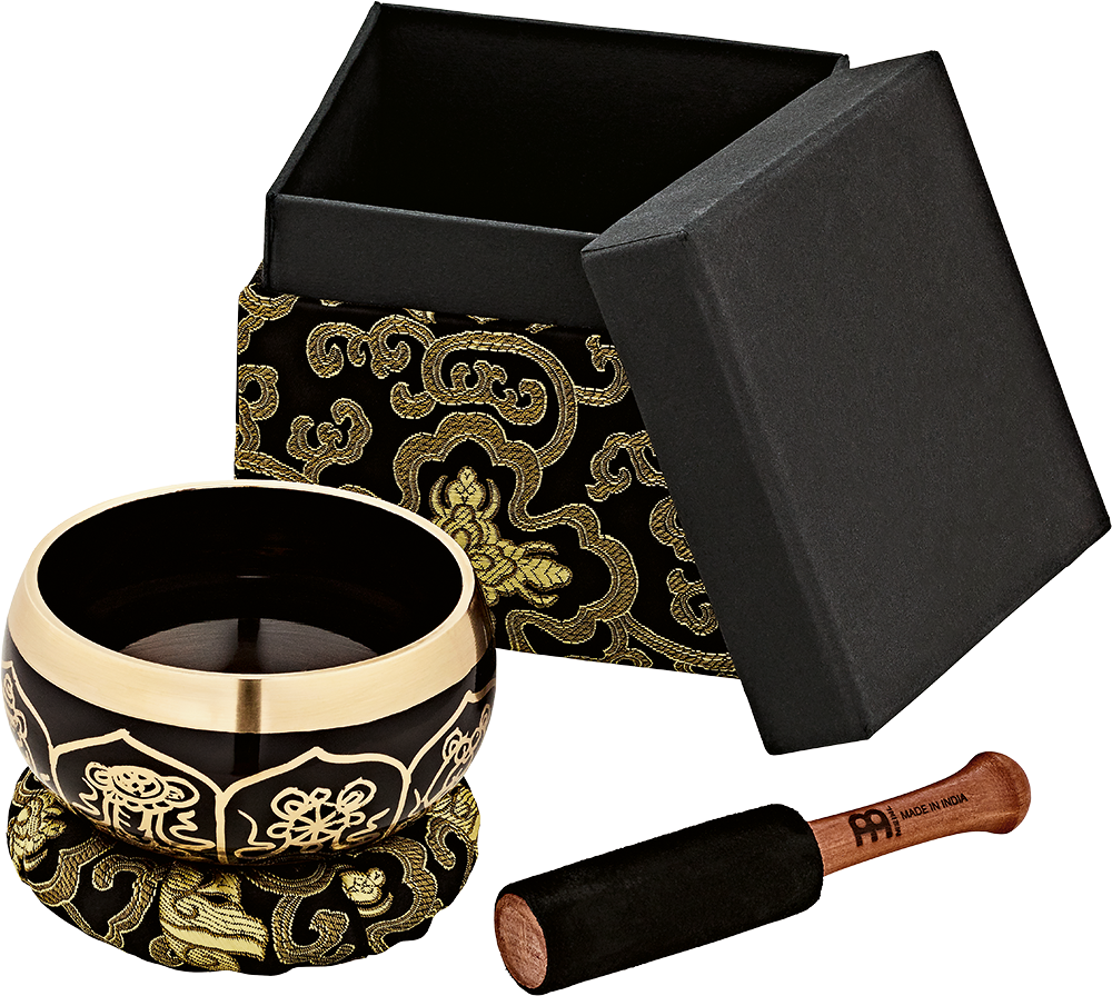 Sonic Energy Ornamental Series Singing Bowl Black, 400g