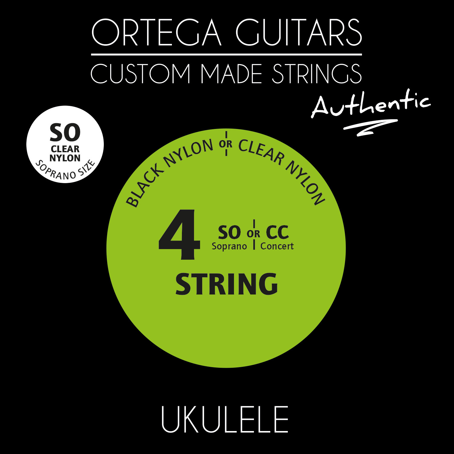 Ortega ukulele strengir, Soprano