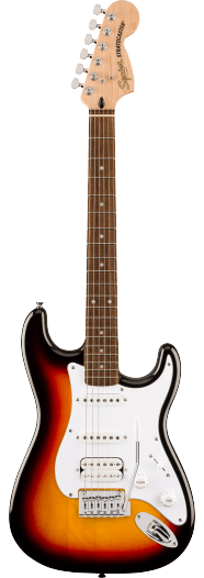 Squier Affinity Series Stratocaster Junior HSS, LRL, WPG,  3-color sunburst
